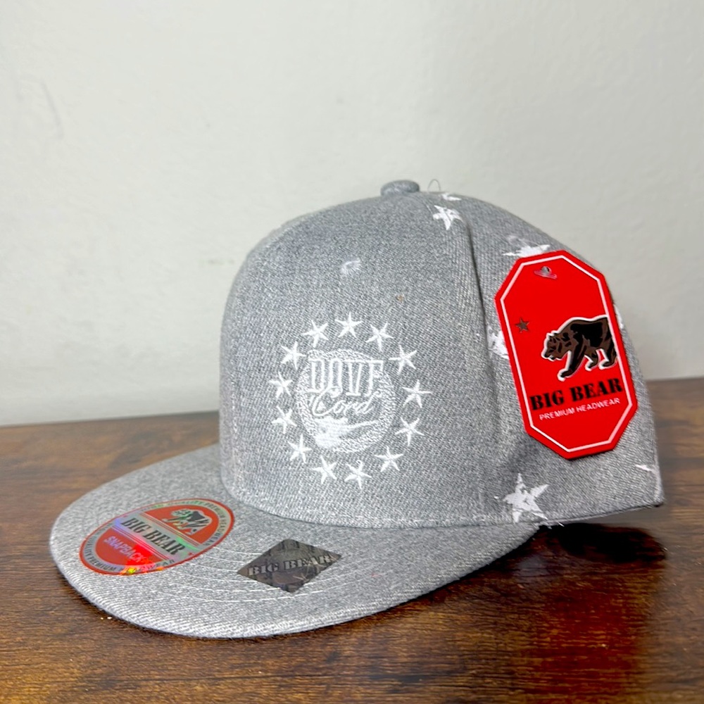 Grey Dove Cord Stars & Stripes hat